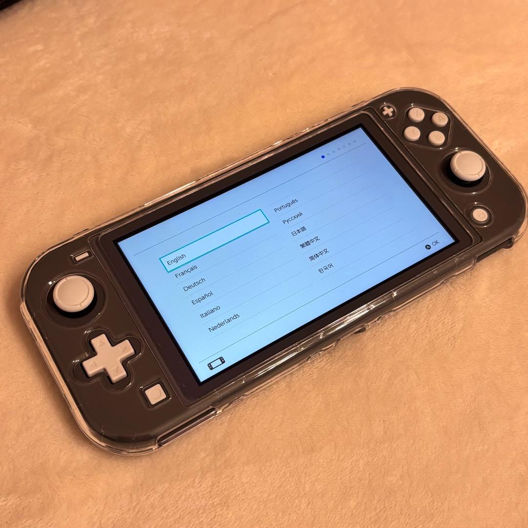 任天堂 Switch lite グレー 本体 美品 ケース付き