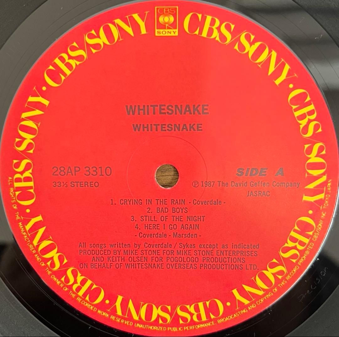 【LP/美盤/帯付】Whitesnake / サーペンス•アルバス(白蛇の紋章)