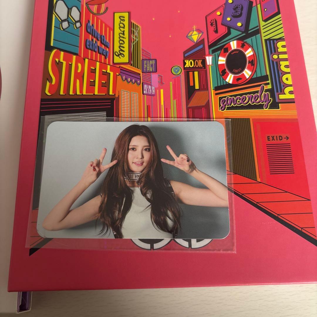 EXID ハニ トレカ ジョンファ アルバム STREET Full Moon