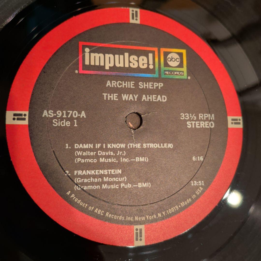 Archie Shepp The Way Ahead Original US盤
