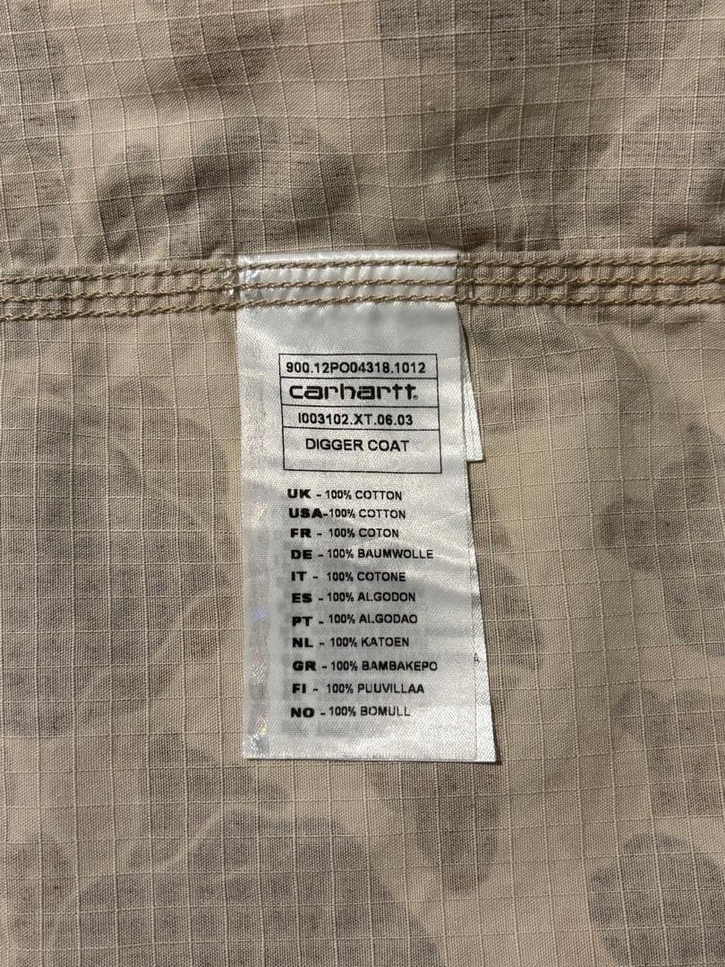 carhartt カーハート　カバーオール　DIGGER COAT 迷彩
