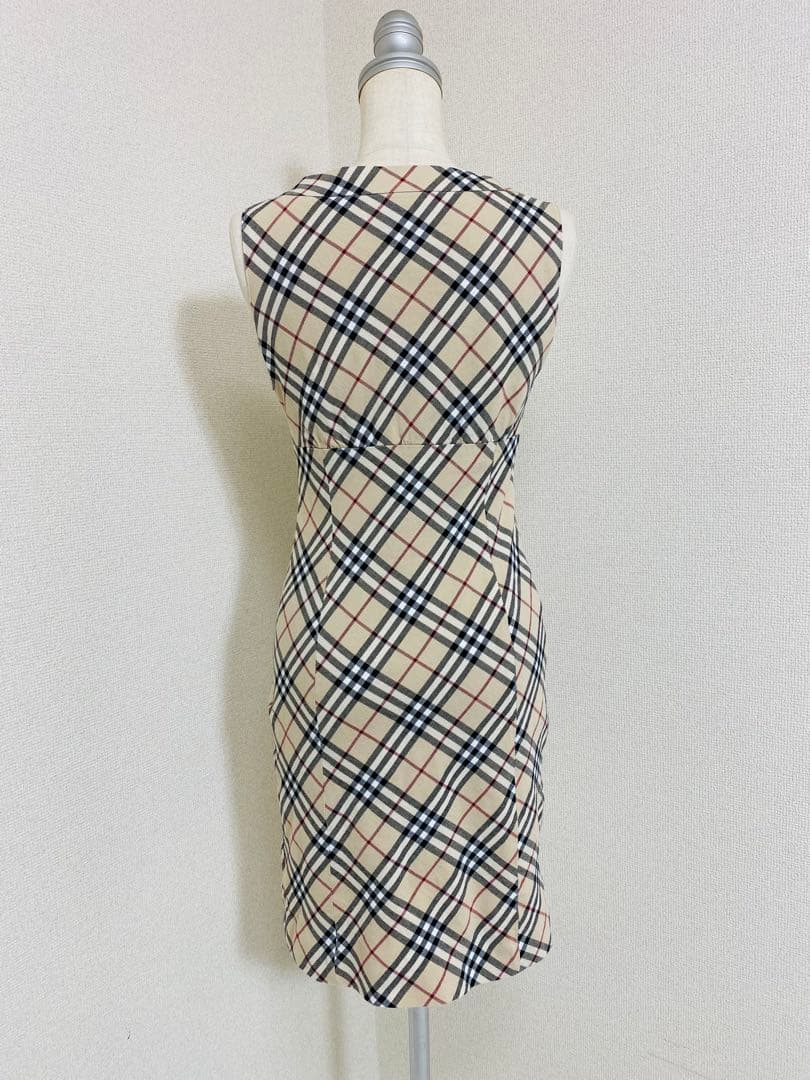 BURBERRY BLUE LABEL ボートネック ワンピース
