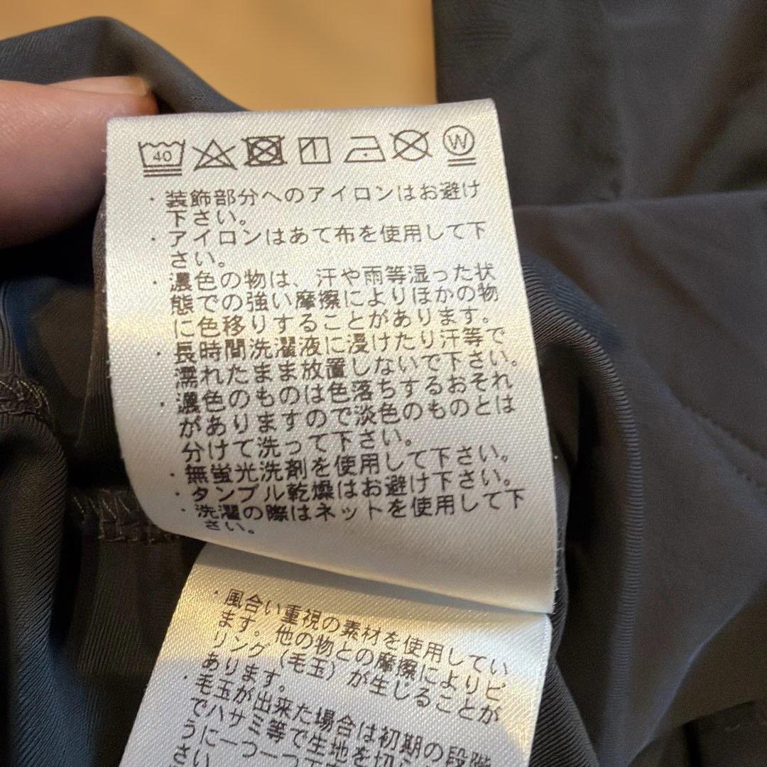 【美品】BRIEFING メンズ　ゴルフシャツ　グレー　速乾