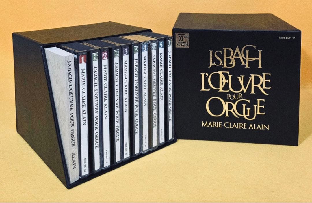 新品1986年製マリークレールアラン17CDBOXセット解説本バッハオルガン全集