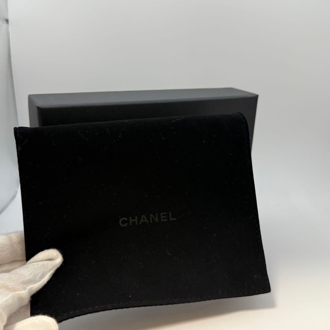 【極美品】CHANEL マトラッセ　三つ折り 財布　キャビア　箱ギャランティ付