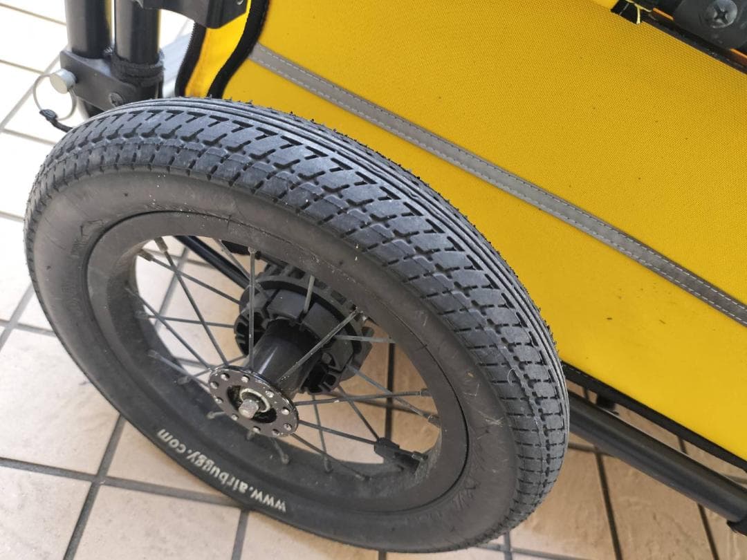 中古 AIRBUGGY エアバギーキャリッジ　台車　ルーフ取り外可　犬　キャリー