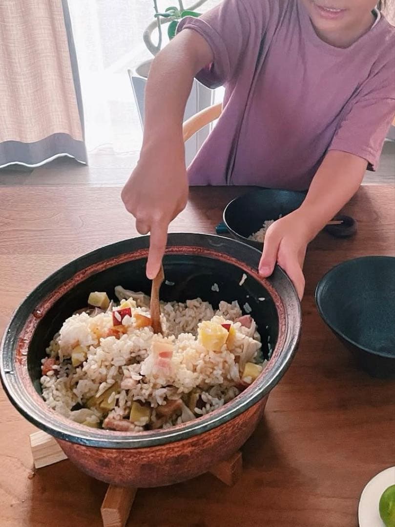 中田誠 土鍋「火と土」3合炊き 特注 原田沙奈子 石岡真美 アベル
