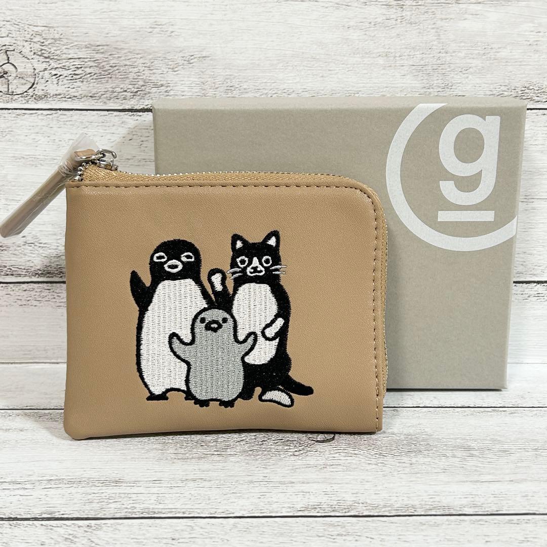 さかざきちはる　ペンギン親子とねこのウォレット　財布　グラニフ　えいえいおー