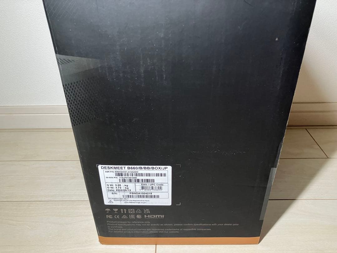 ASRock DeskMeet B660/B/BB/BOX/JP ベアボーン