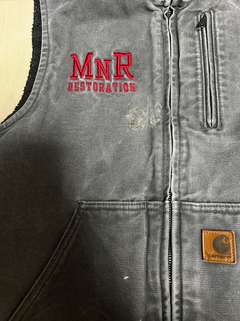 Carhartt グレー ベスト MNR RESTORATION