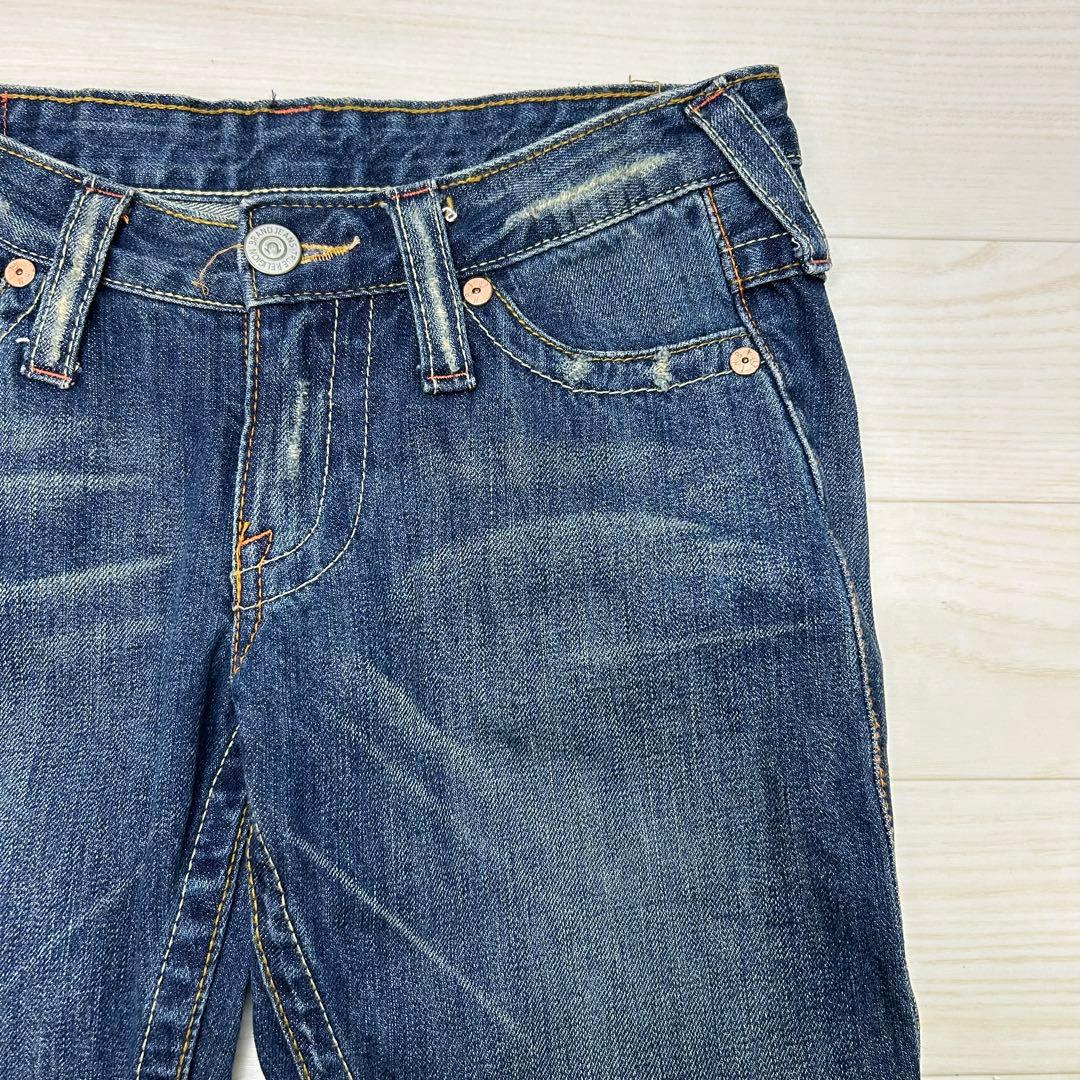 TRUE RELIGION ダメージ加工ローライズデニム　USA製 JOEY