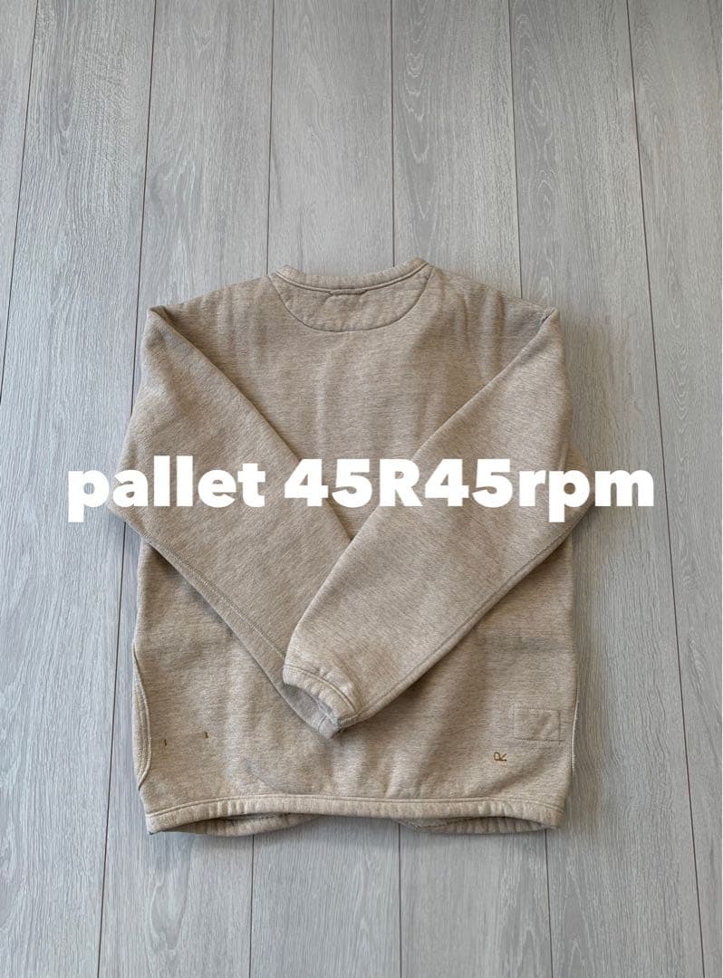 45R45rpm 本日専用です　ヘリテージ裏毛の908バインダーカーデ(トップ)