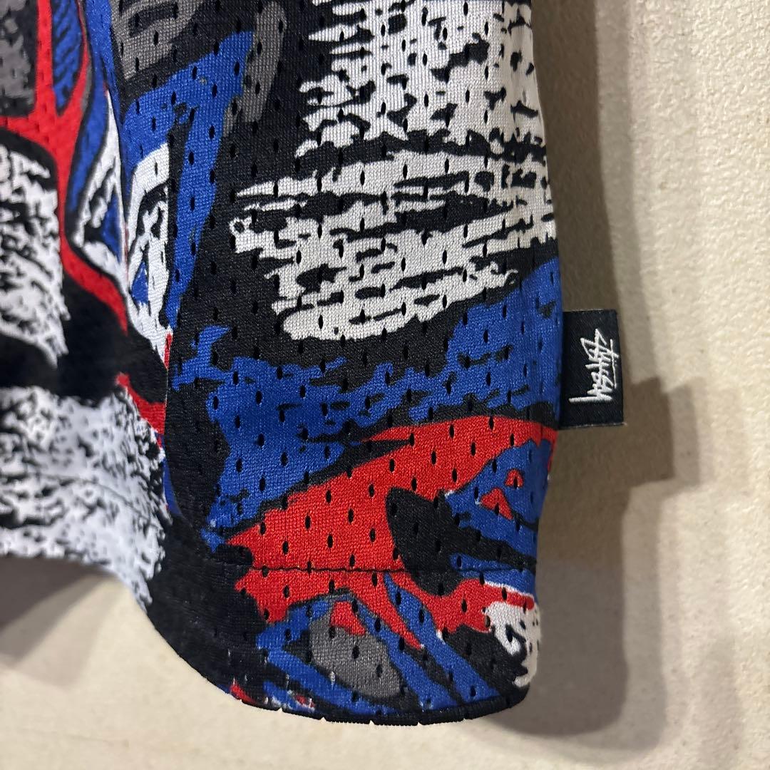 Stussy メッシュ タンクトップ M 黒