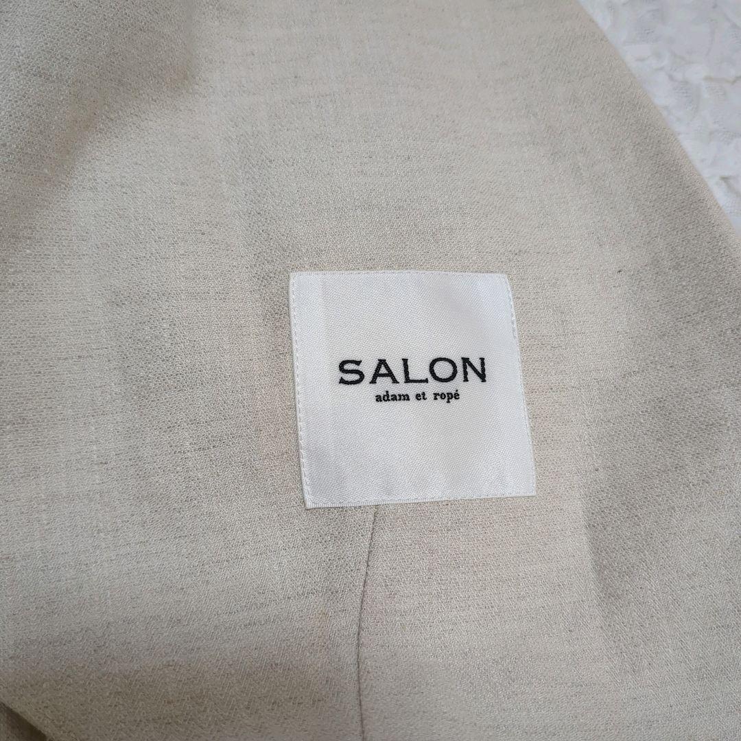 SALON adam et rope リネン混 テーラードジャケット