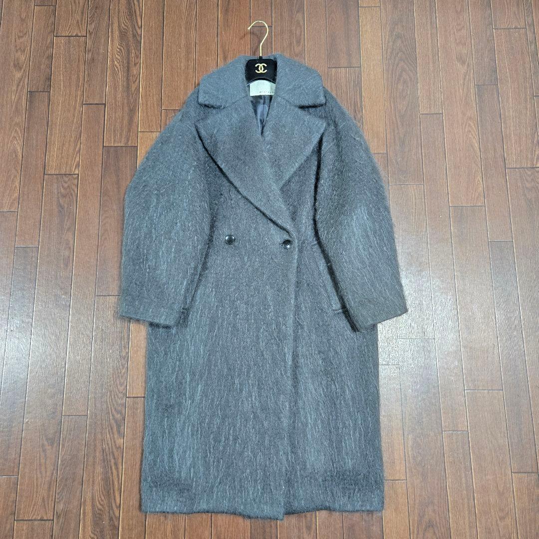 極美品◆uncrave 2023年購入 シャギーオーバーコート M