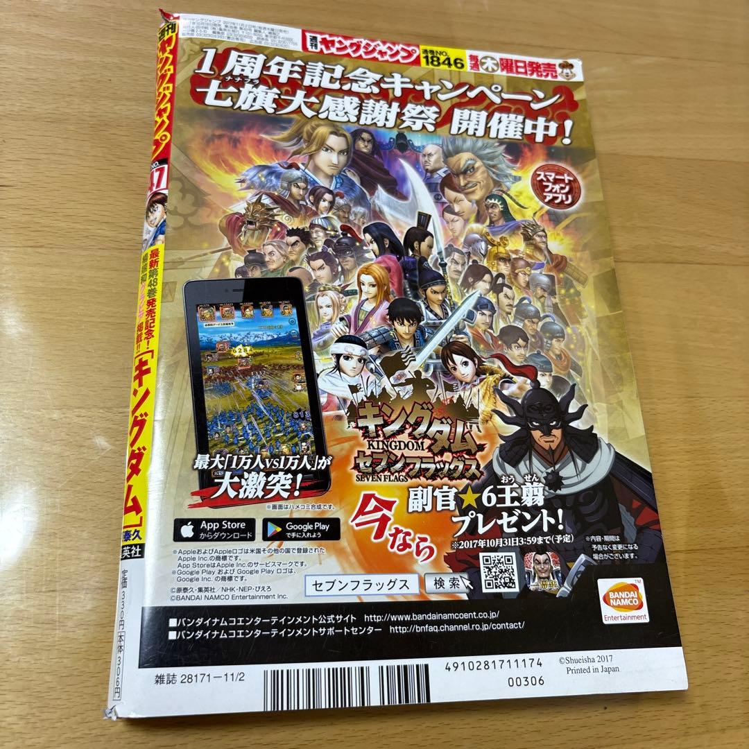 週刊ヤングジャンプ　2017年　No.47号　おまけ付き