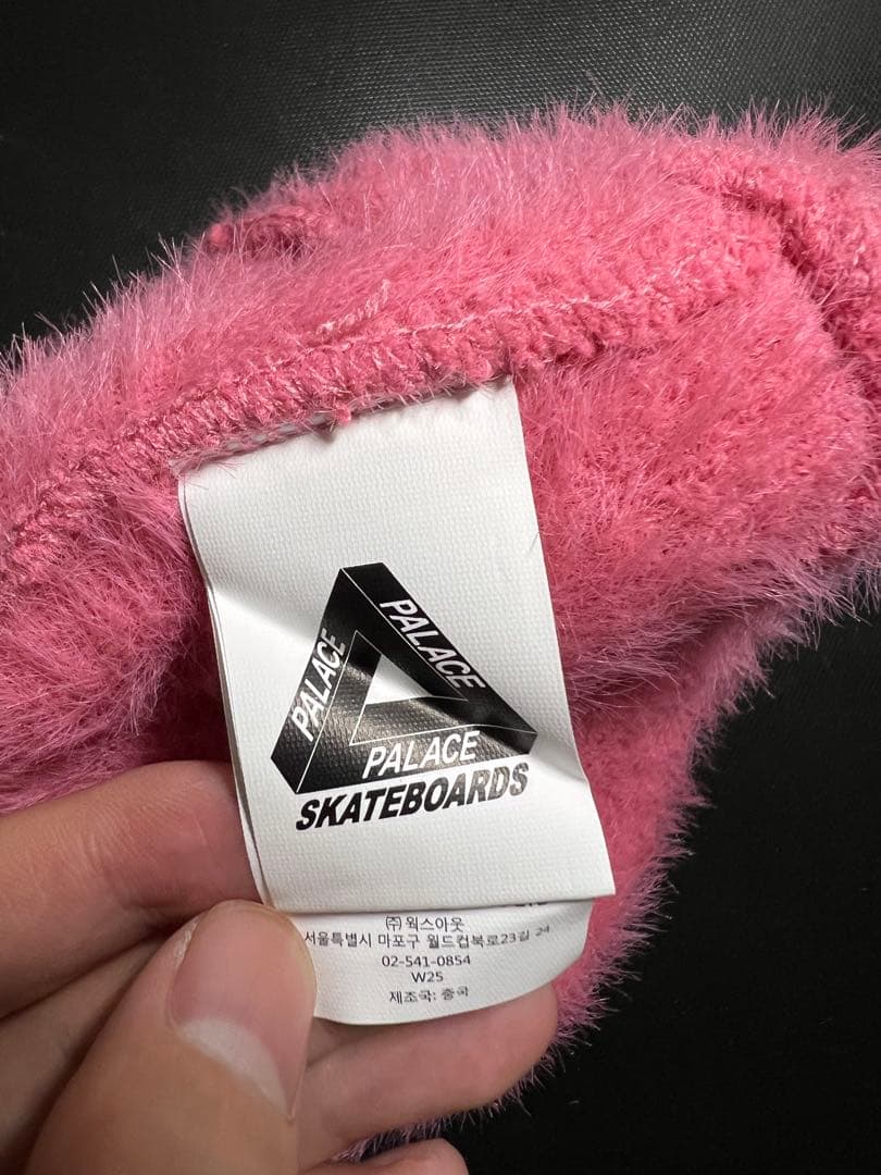 PALACE ピンク ニット帽