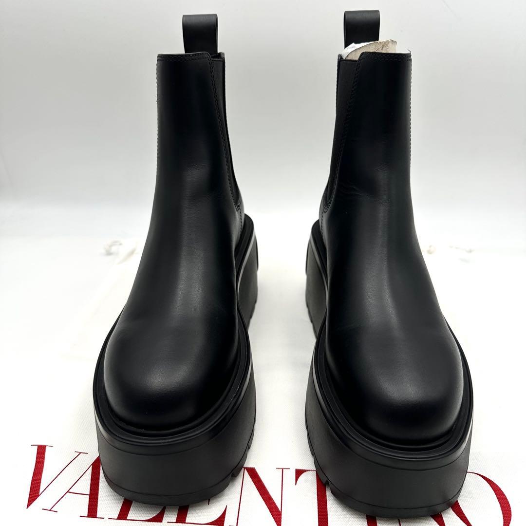 未使用級/付属品完備✨ ヴァレンティノ 厚底 ブーツ アンクル サイドゴア