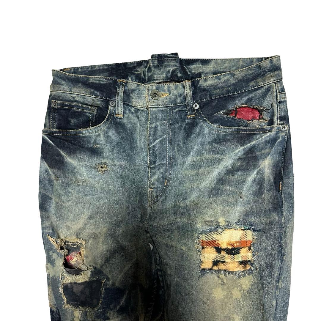 LGB ルグランブルー 星条旗 damage coating pants Y2K