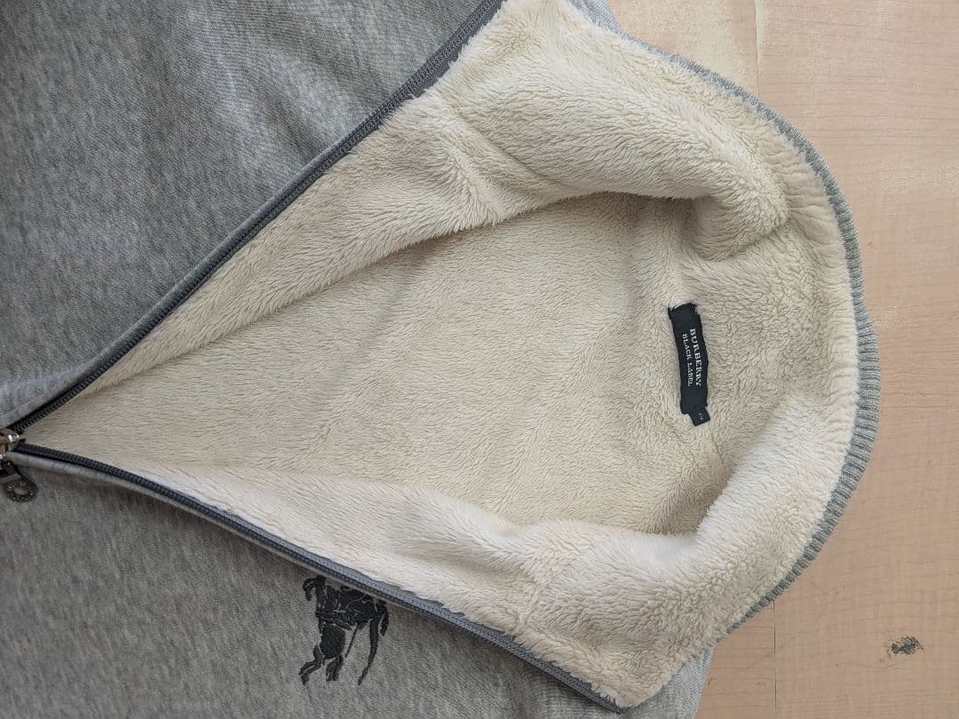 BURBERRY　BLACKLABEL　ジップスウェット　サイズ2