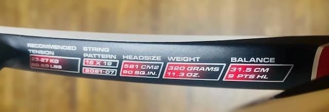 Wilson [K]SIX.ONE Tour 90 G2 フェデラーモデル