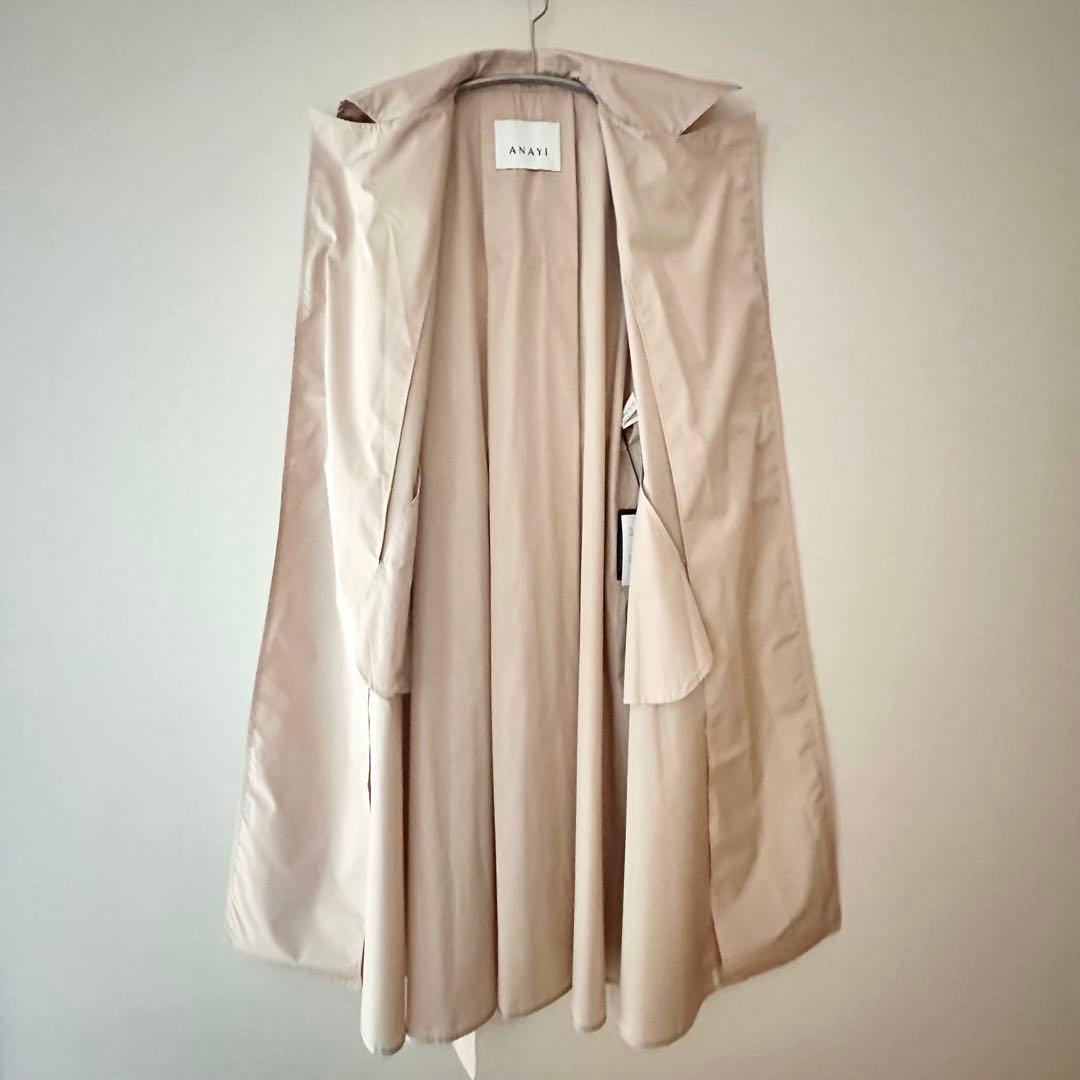 新品未使用 ANAYI アナイ トレンチコート ピンクベージュ タグ付き