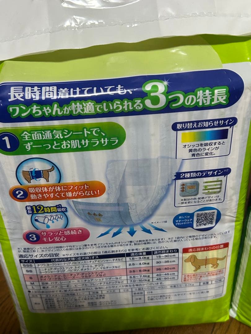 専用です！　値下げ！ユニチャーム マナーウェア Sサイズ ×2 ss×2