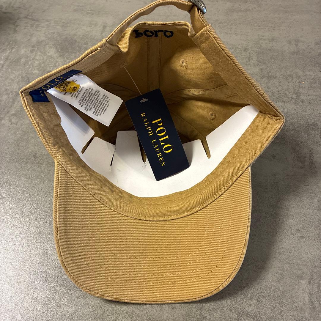 大特価‼️ 1点のみ‼️ Polo Ralph Lauren ベージュキャップ　新品