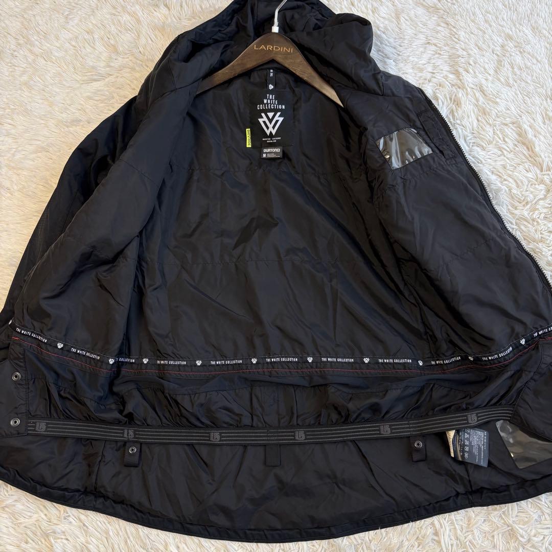 BURTON スノーボード ウェア ブラック Mサイズ ホワイトコレクション