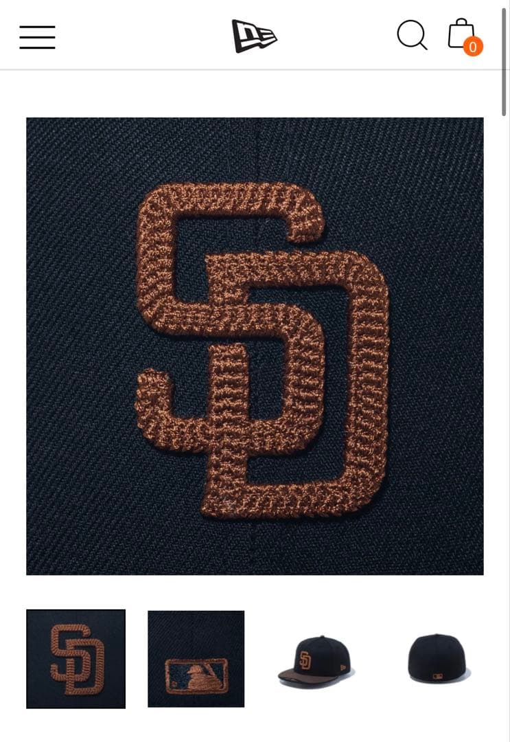 New Era San Diego Padres 7 3/8 バレンタイン