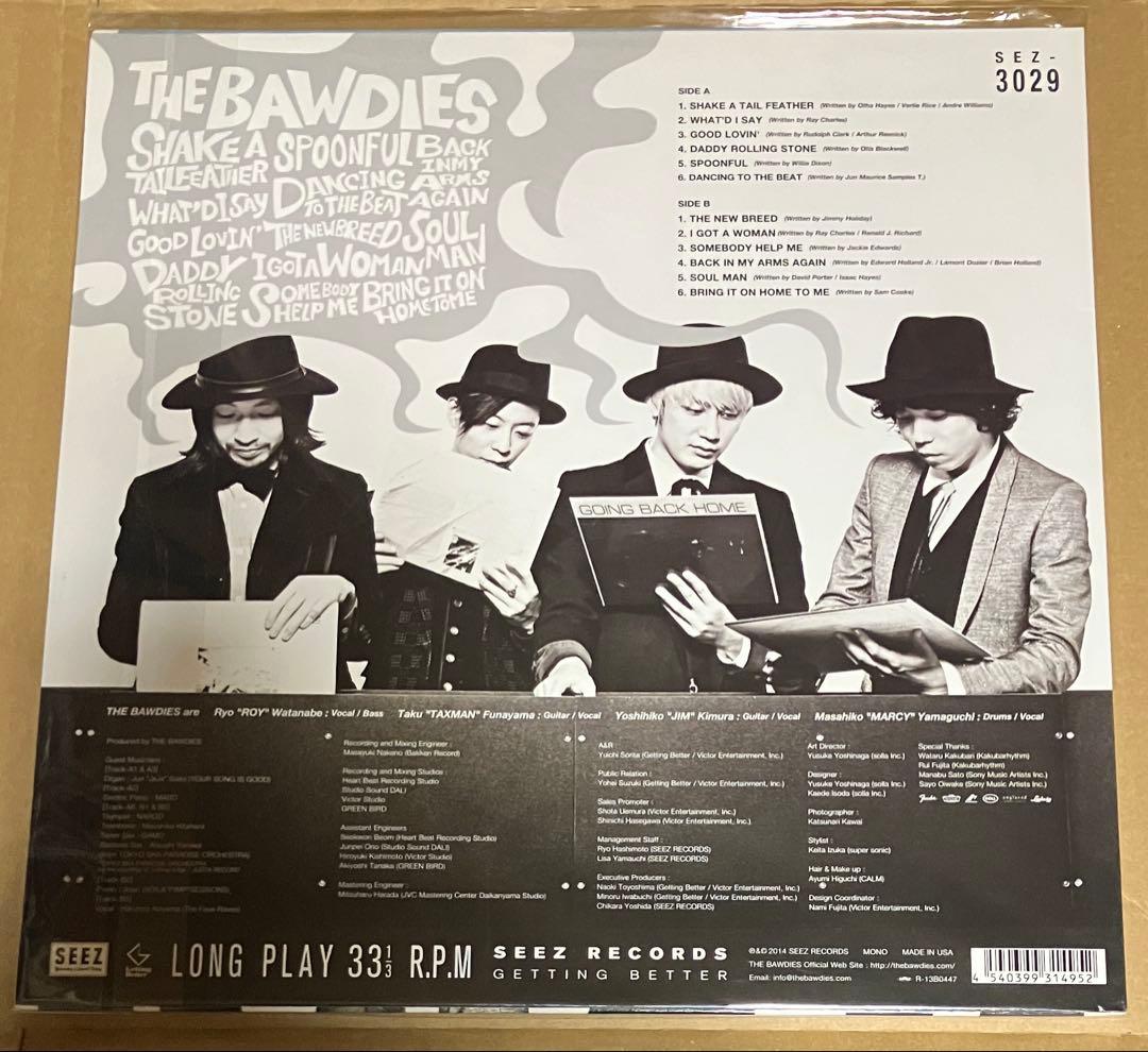 未開封新品！LP THE BAWDIES/GOING BACK 