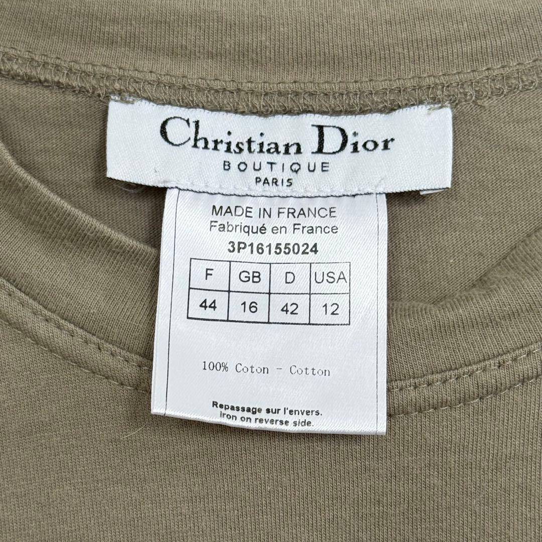 christian dior Tシャツ デニム ロゴ ガリアーノ プリント