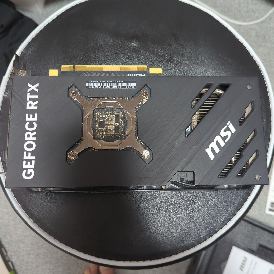 グラフィックボード・グラボ・ビデオカード Geforce RTX 4070 12GB MSI VENTUS 2X