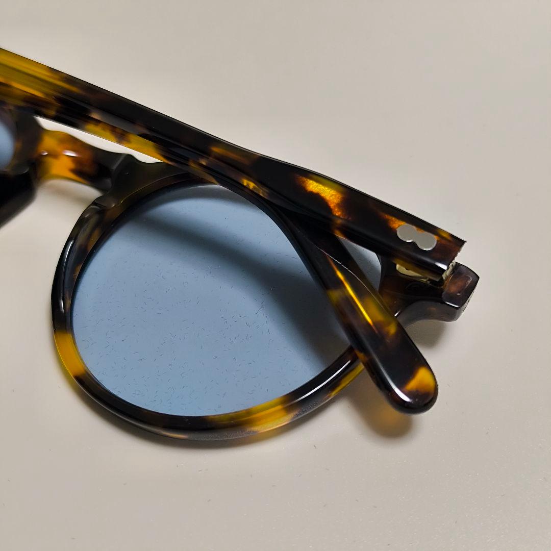 MOSCOT MILTZEN 49 サングラス メガネ 度なし ブルーレンズ