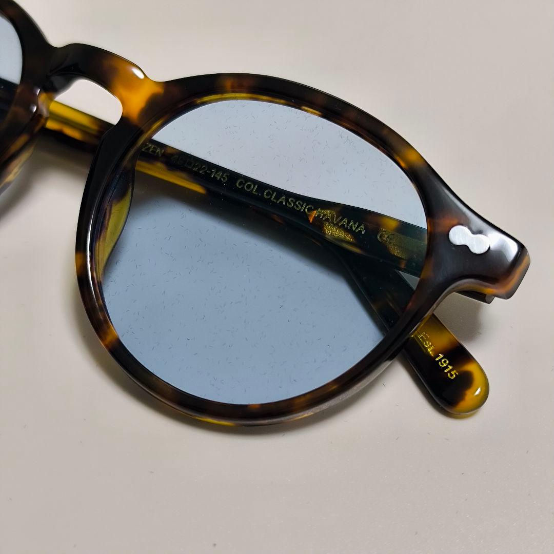 MOSCOT MILTZEN 49 サングラス メガネ 度なし ブルーレンズ