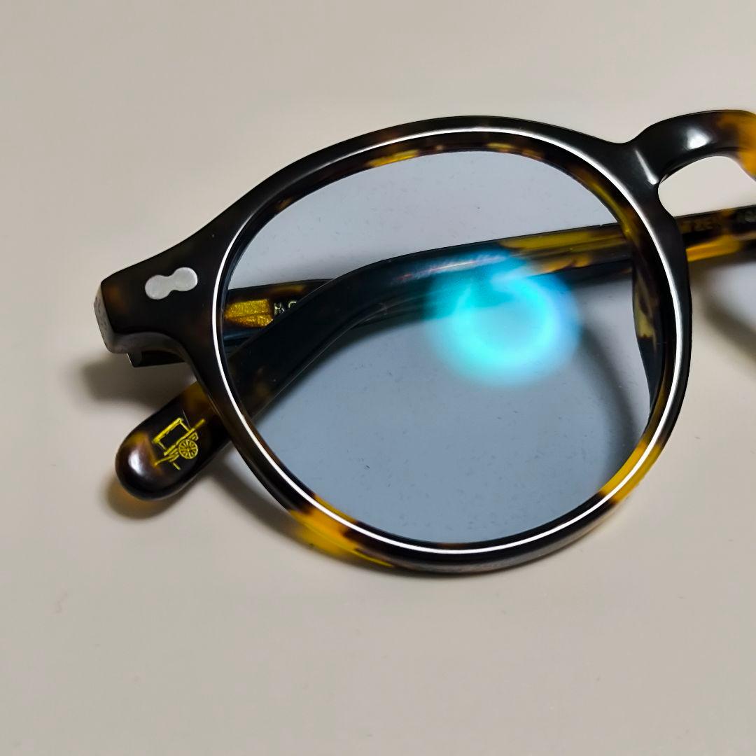 MOSCOT MILTZEN 49 サングラス メガネ 度なし ブルーレンズ