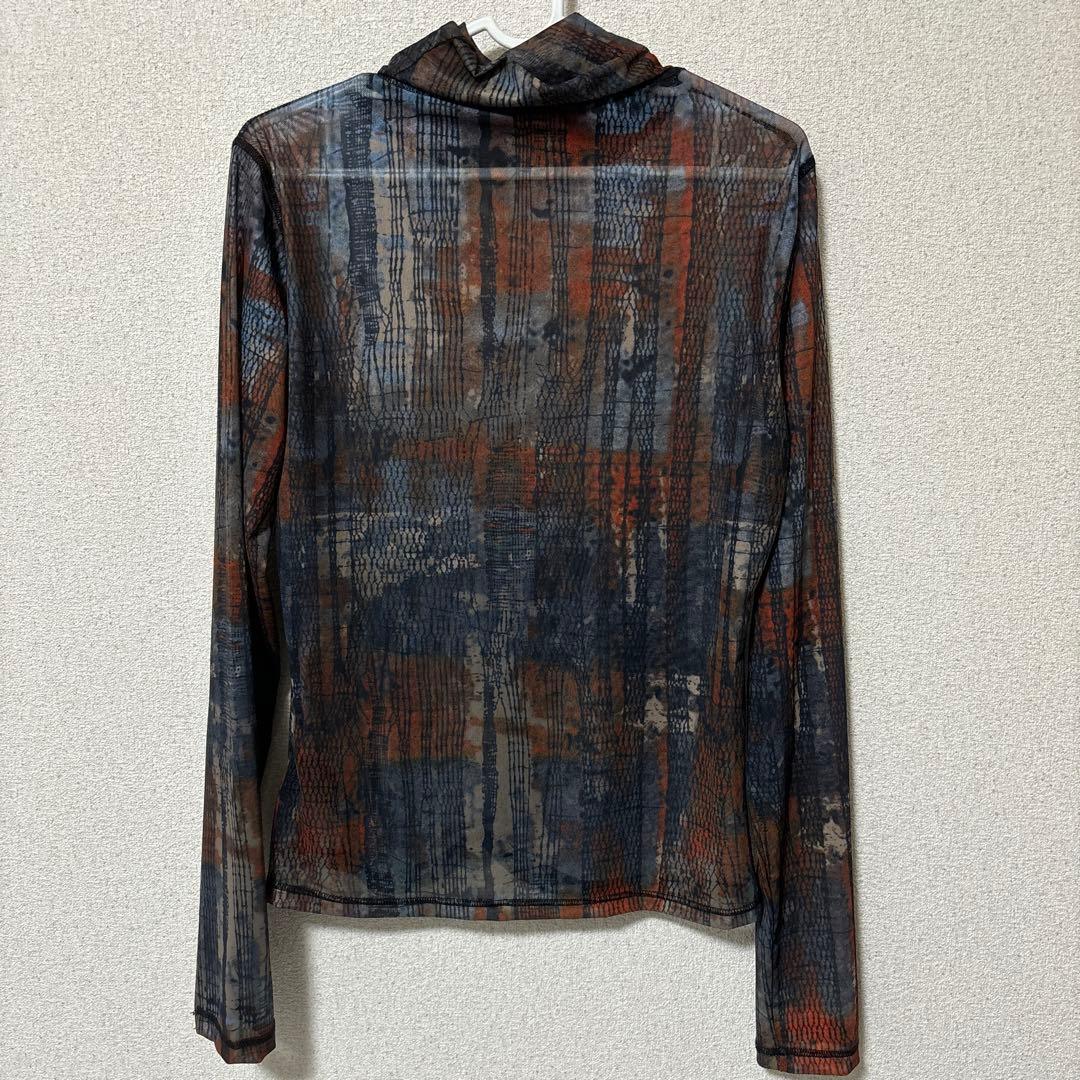 PERSONSOUL Vague Top ネットガーゼ半透明インナーTシャツ