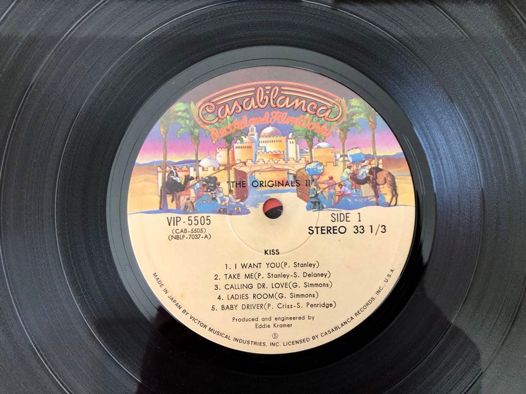 【KISS THE ORIGINALS II】続・地獄の全貌1978限定レコード