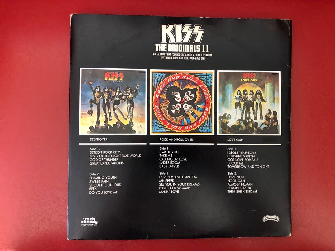 【KISS THE ORIGINALS II】続・地獄の全貌1978限定レコード