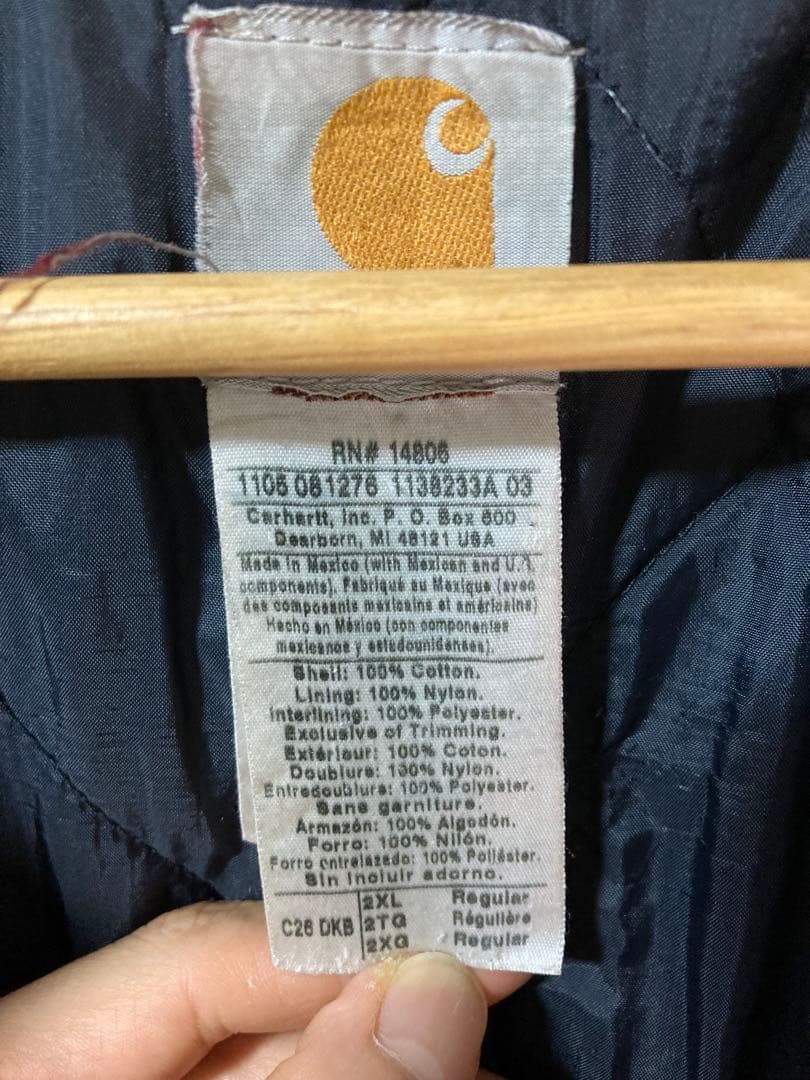 Carhartt カーハート トラディショナルコート ダック ジャケット 2XL