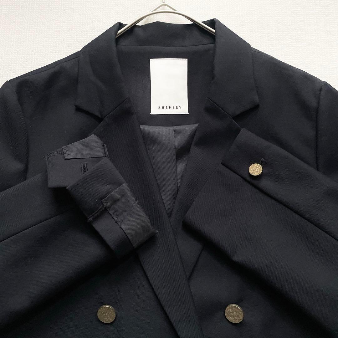 【極美品】シーナリー　ダブル BIG テーラードジャケット　定価26,400円