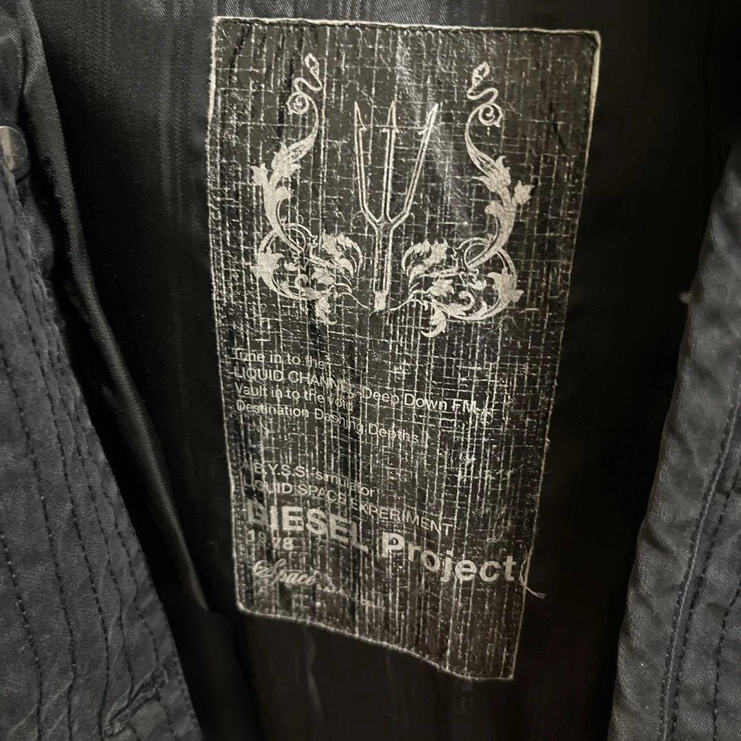 DIESEL ブラック モッズコート XXS