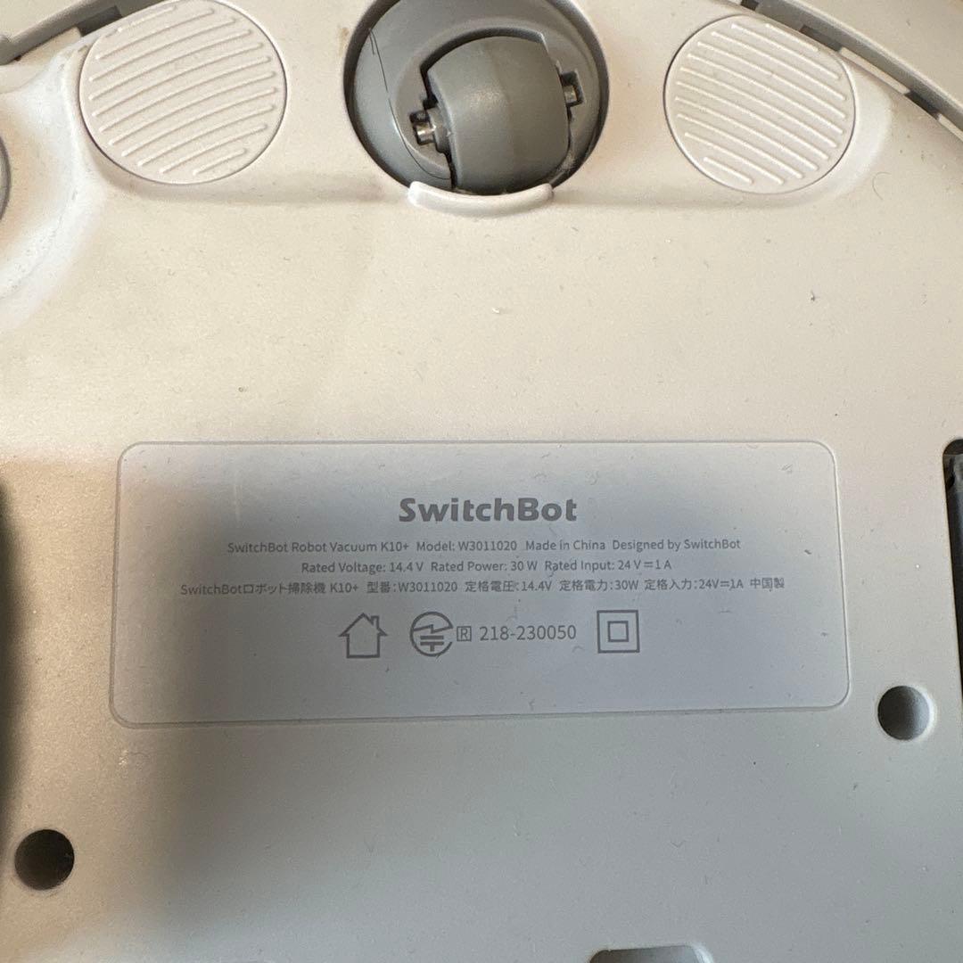 SwitchBot　ロボット掃除機　K10+PRO