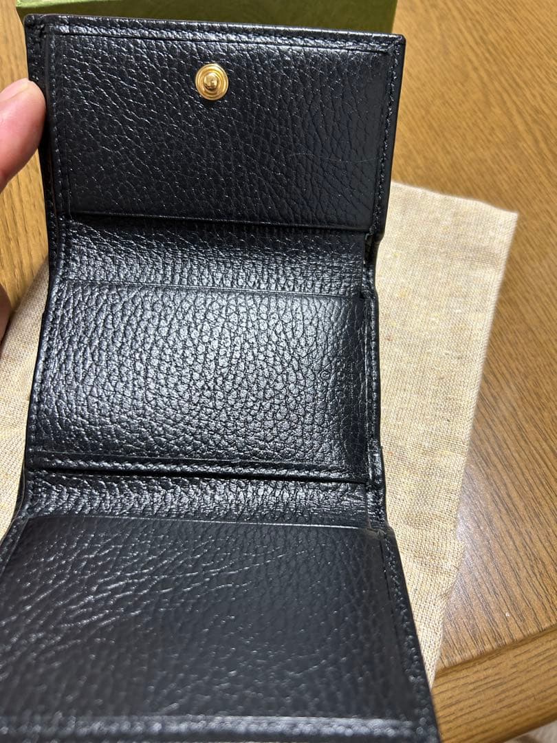 グッチ GGマーモント 三つ折り 財布 レディース