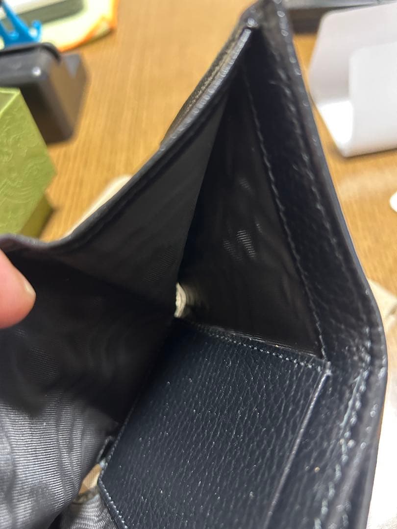 グッチ GGマーモント 三つ折り 財布 レディース