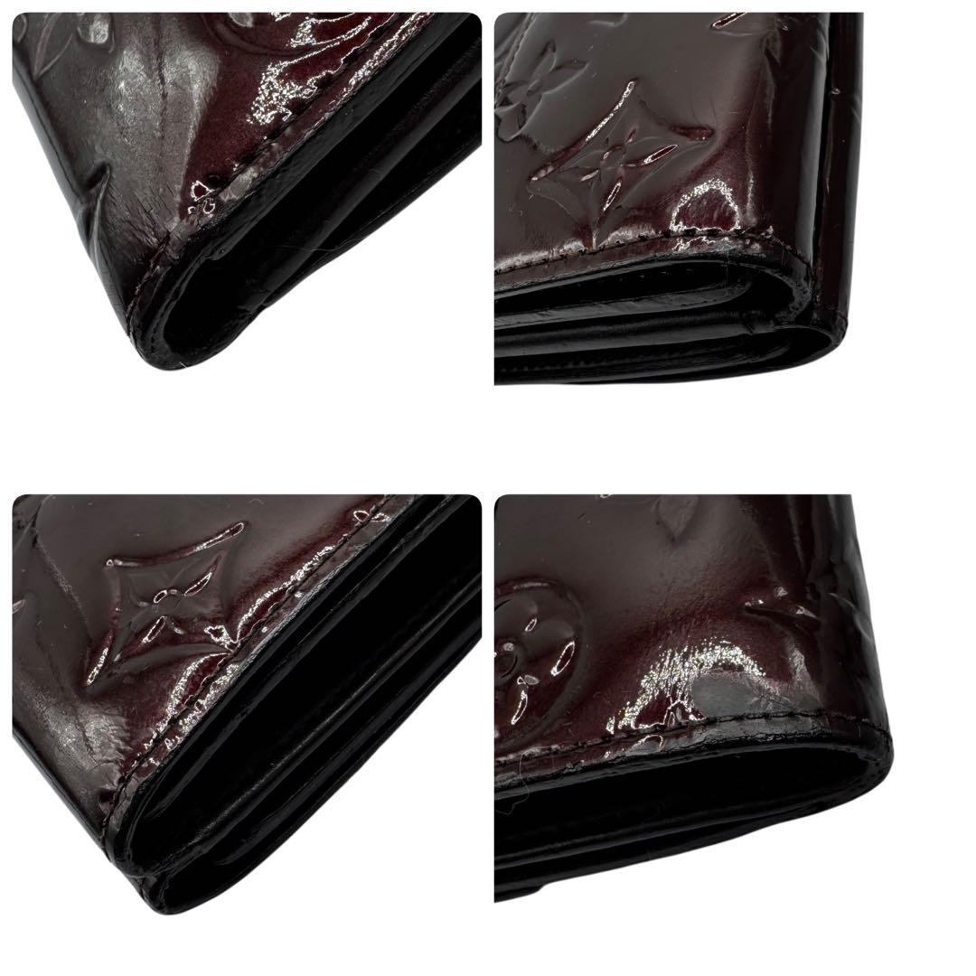 S級極美品★LOUIS VUITTON ヴェルニ 三つ折り財布 コンパクト