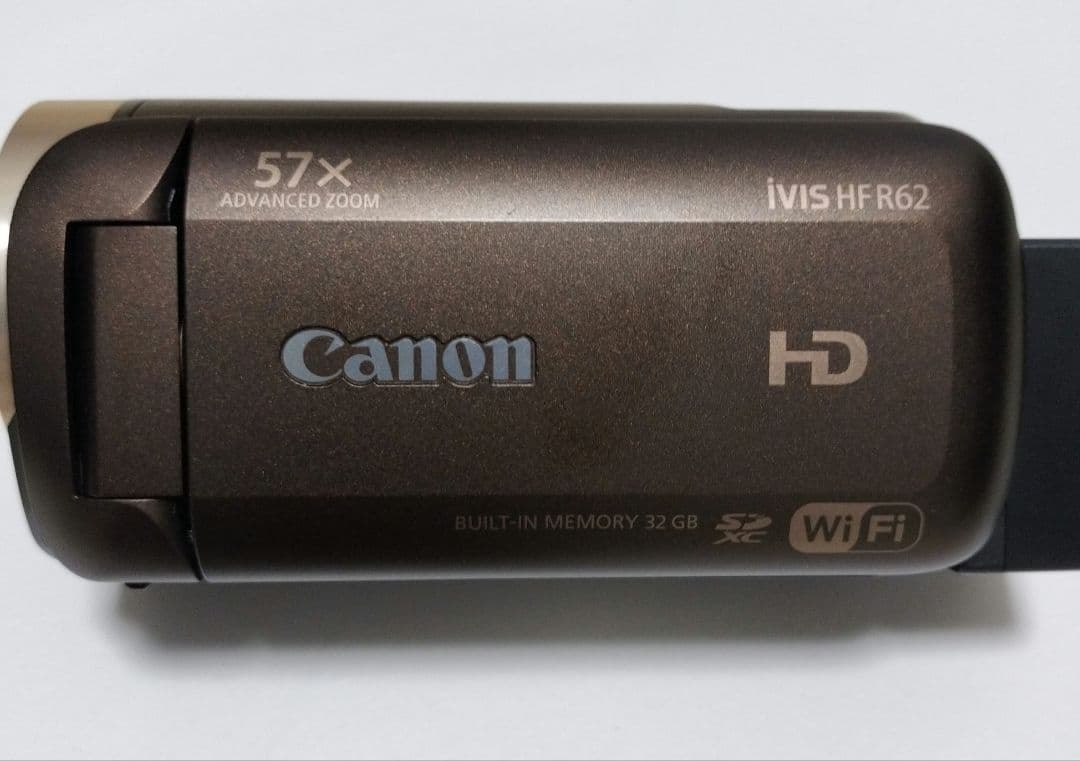 Canon IVIS HF R62, 57倍ズーム搭載 HDビデオカメラ