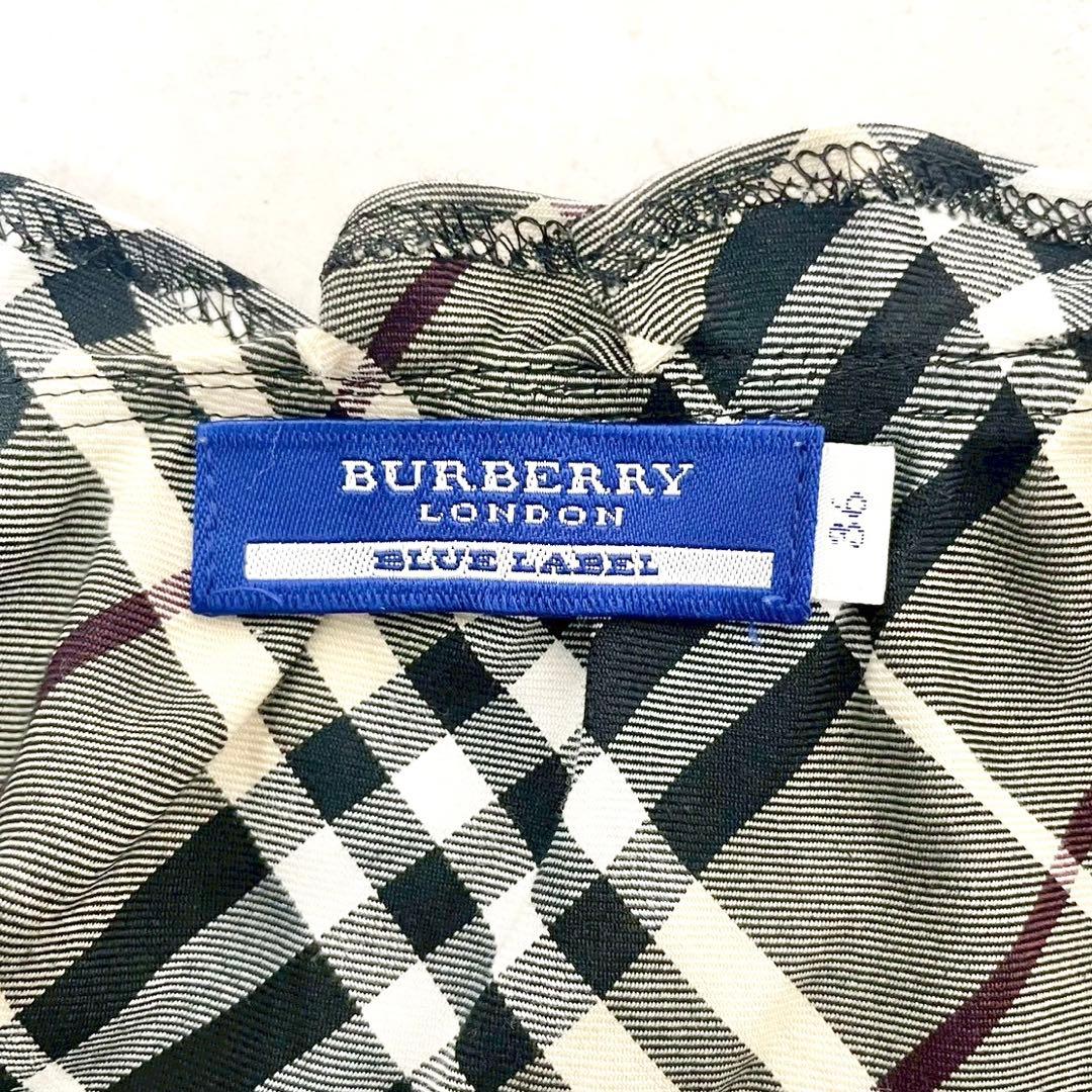 y2k❤️ BURBERRY BLUE LABEL チェック リボン キャミソール