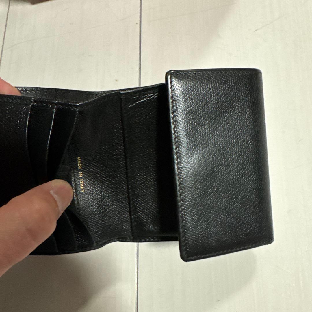 正規品・黒　CHANEL シャネル 三つ折り財布