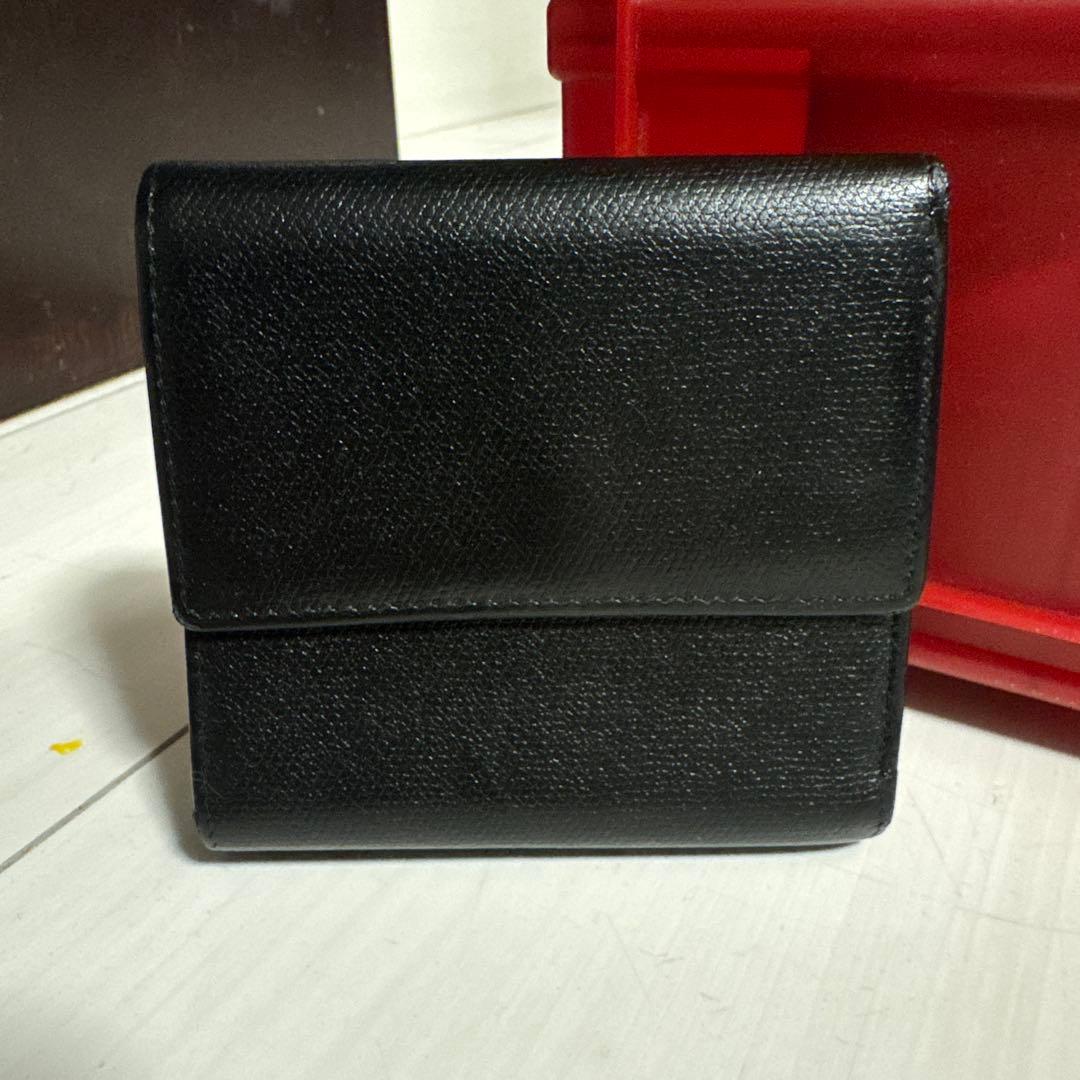 正規品・黒　CHANEL シャネル 三つ折り財布